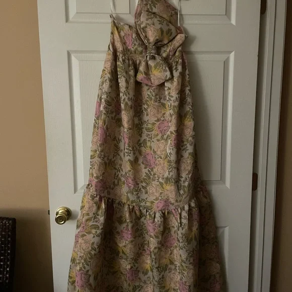 chinese dress ladies Petal & Pup Betina Bow Front Maxi Dress